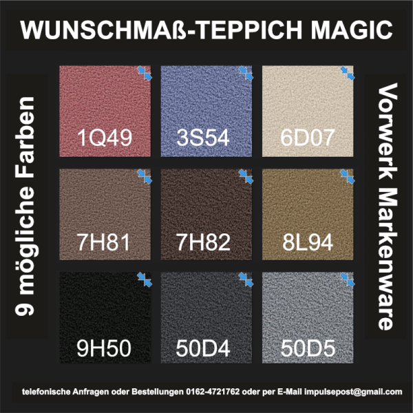 die möglichen Farben